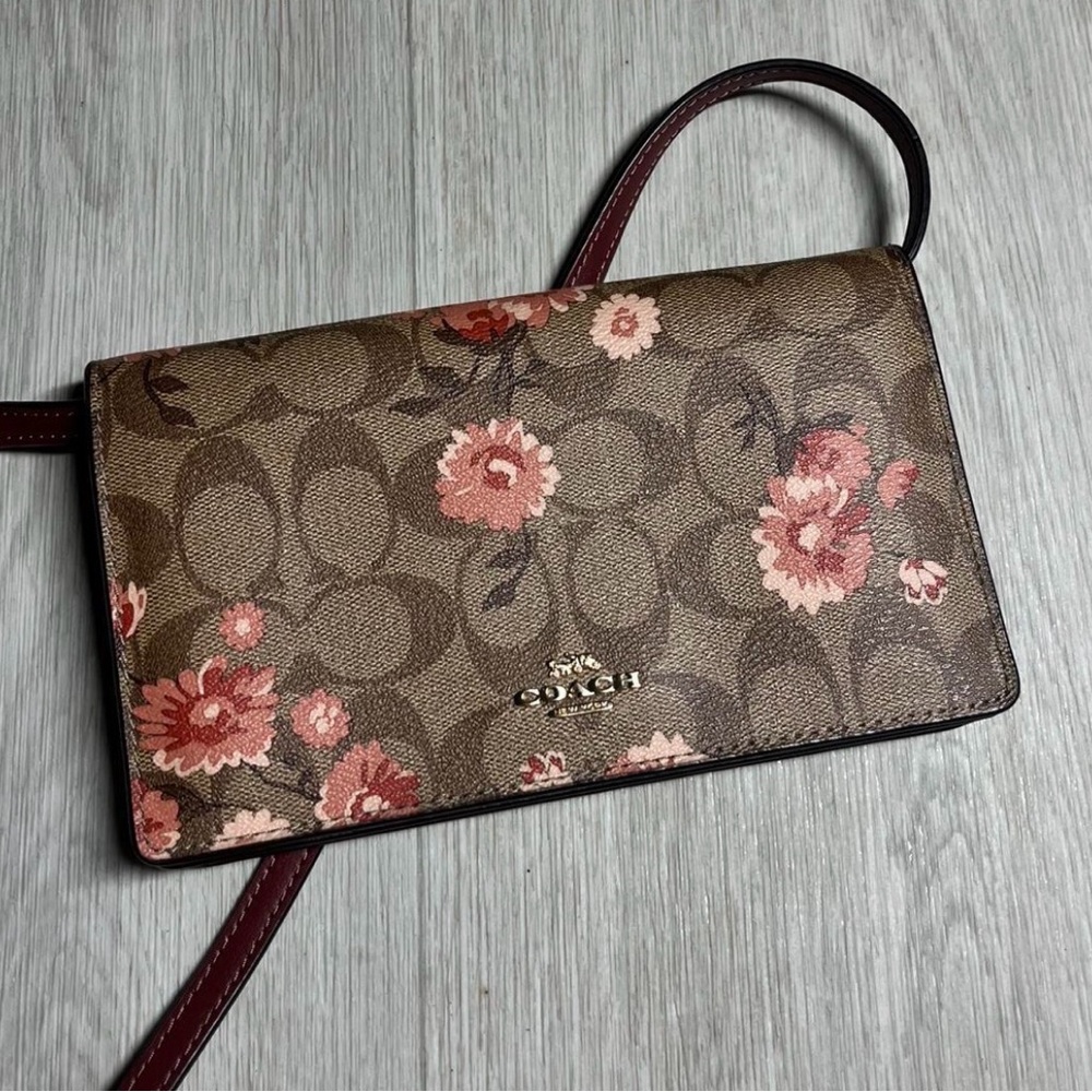 Coach Brown Floral Women's Bag